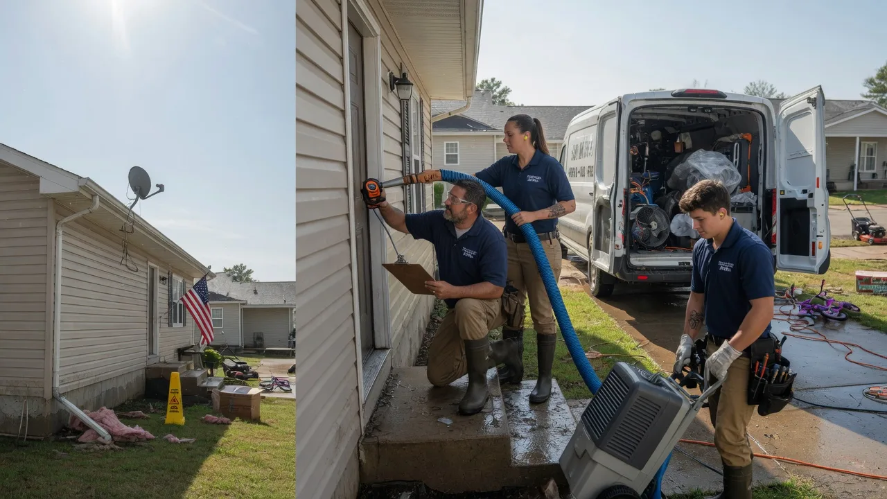 Ceiling Water Damage Restoration in Wright City, MO near me